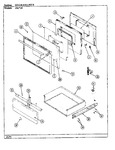 Diagram for 05 - Door/drawer (656xh-ehvw)