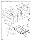 Diagram for 03 - Door/drawer (654xh-ew, 654xh-elw)