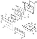 Diagram for 02 - Door/drawer (6551wux)