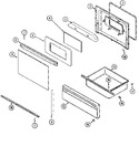 Diagram for 03 - Door/drawer (xub Series 27)