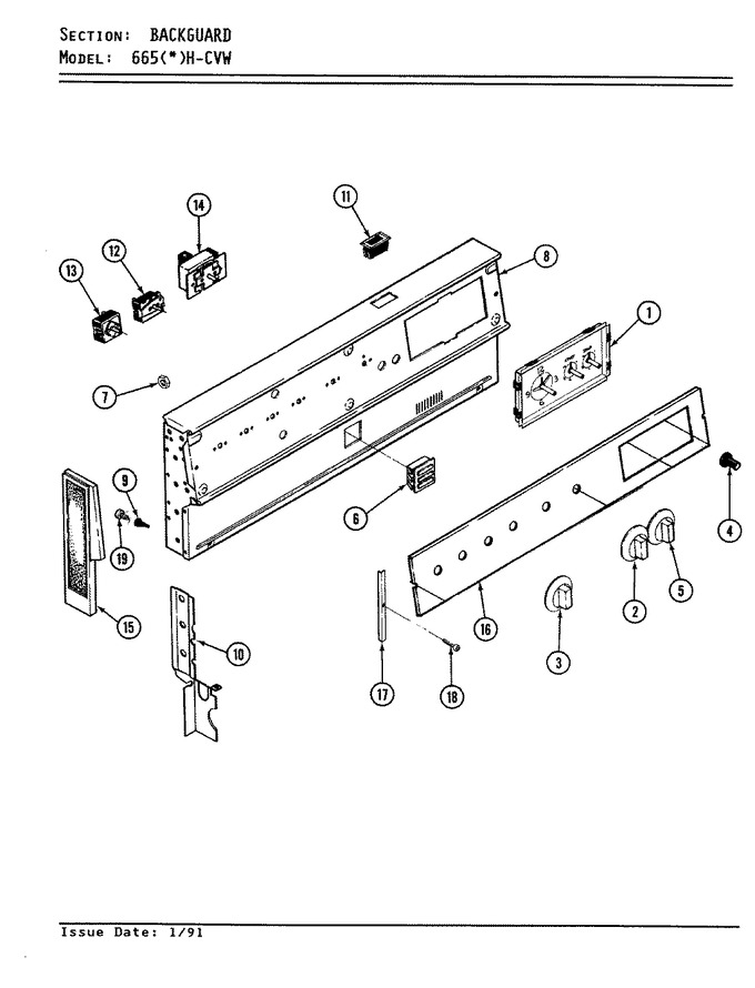 Diagram for 665WH-CVW