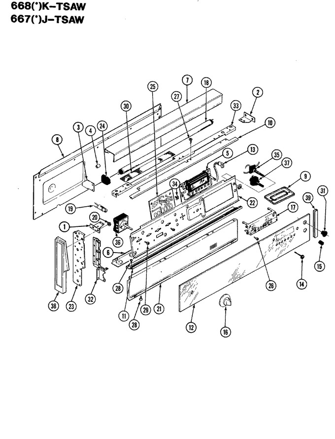 Diagram for 667AJ-TSAW