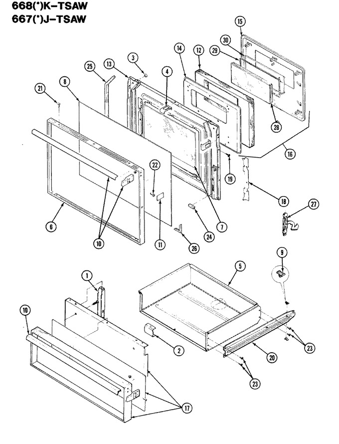 Diagram for 667WJ-TSAW