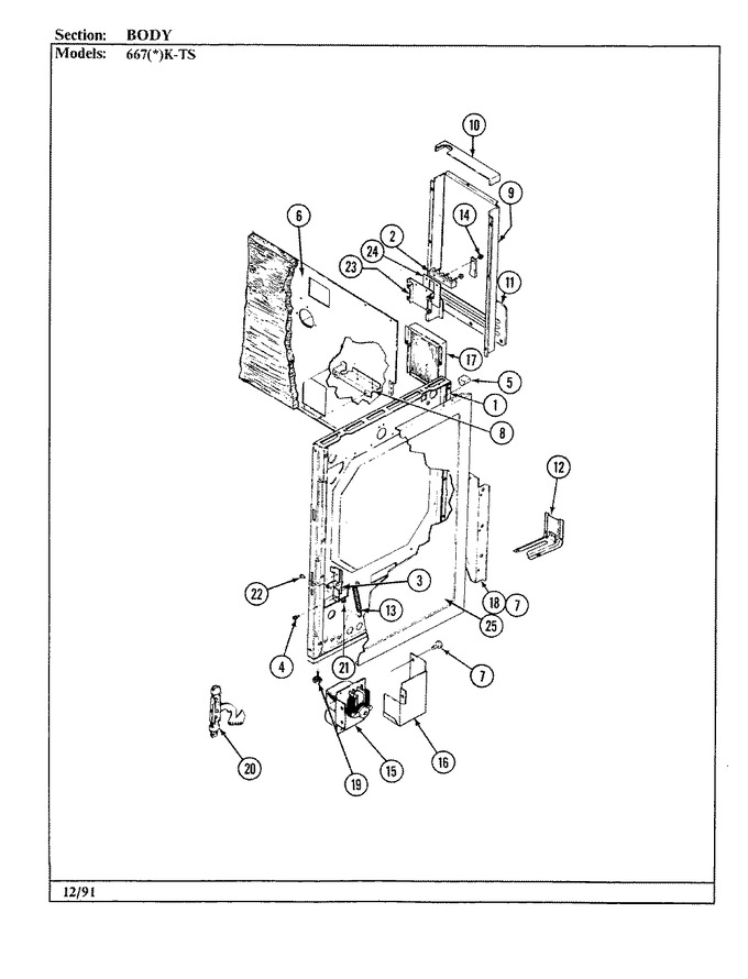 Diagram for 667KK-TSAW