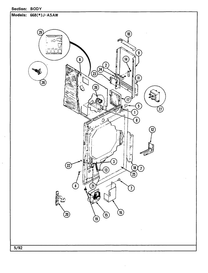 Diagram for 668WJ-ASAW