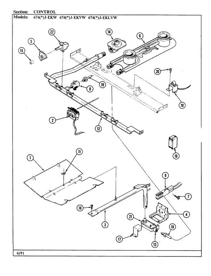 Diagram for 674AJ-EKLVW