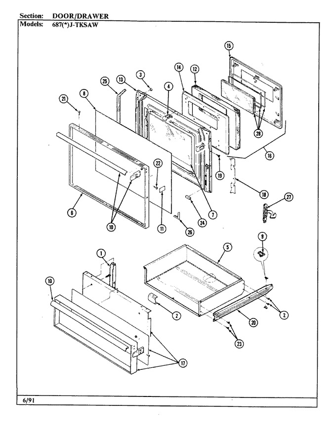 Diagram for 687WJ-TKSAW