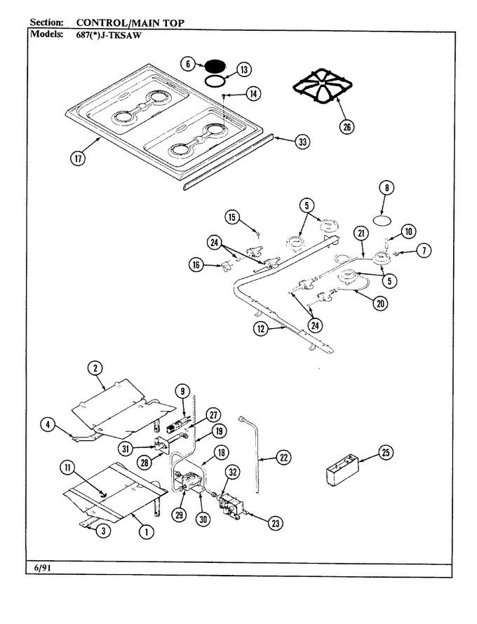 Diagram for 687WJ-TKSAW