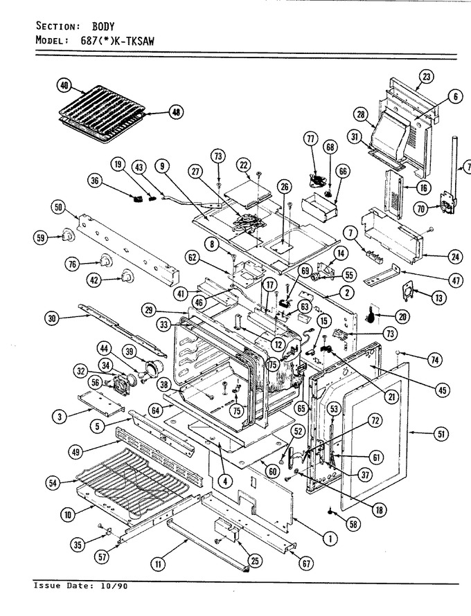 Diagram for 687AK-TKSAW