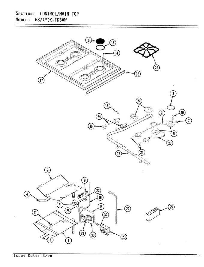 Diagram for 687AK-TKSAW