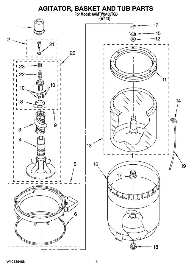 Diagram for 6AMTW5405TQ0