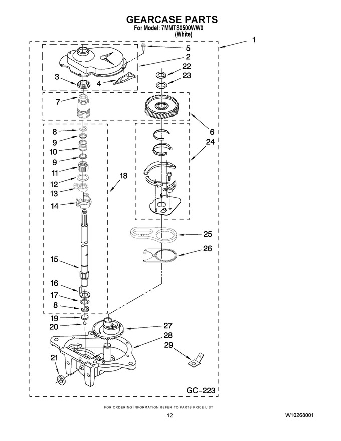 Diagram for 7MMTS0500WW0