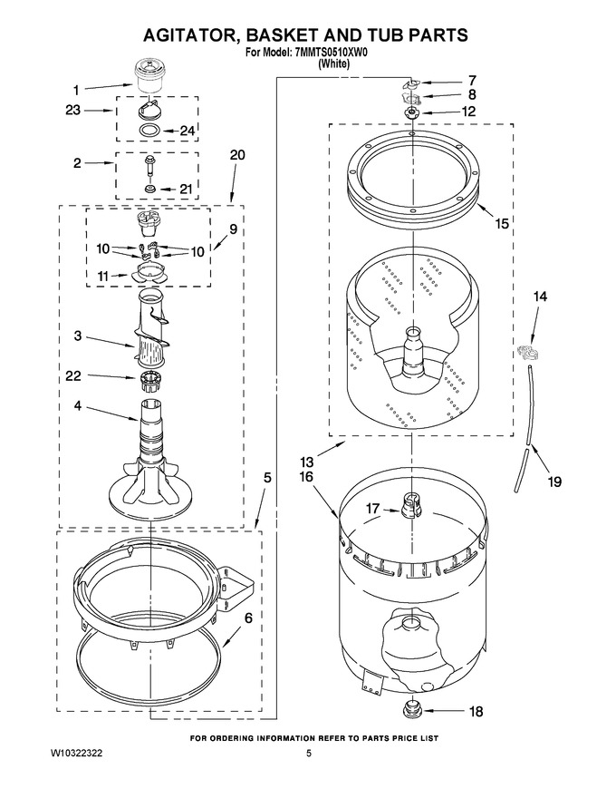 Diagram for 7MMTS0510XW0