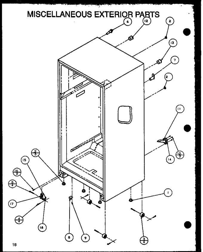 Diagram for 86855 (BOM: P1116907W E)