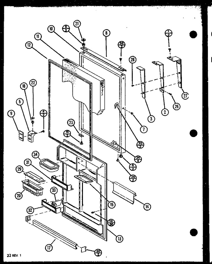 Diagram for 86871 (BOM: P1113701W)