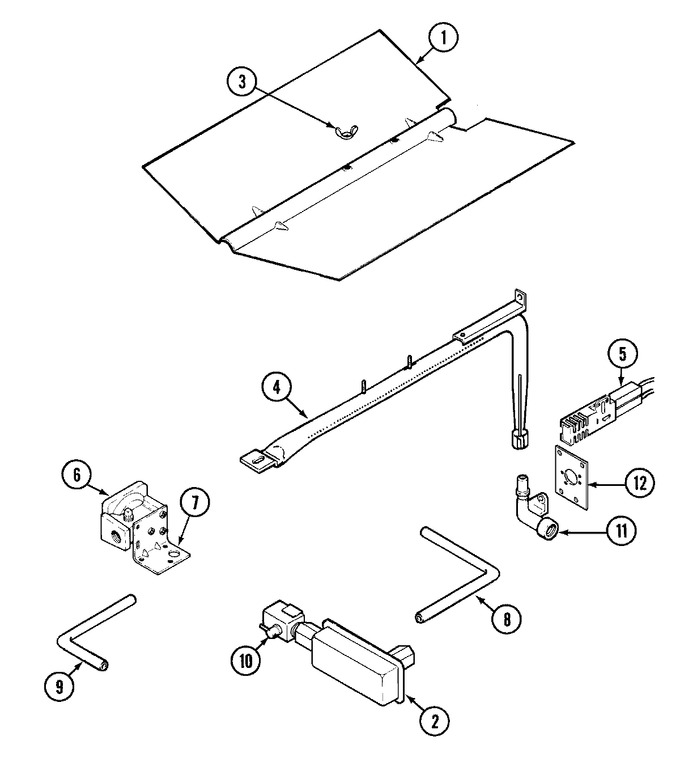 Diagram for CWG3600AAB
