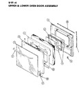 Diagram for 04 - Oven Door Assy. (upper & Lower)