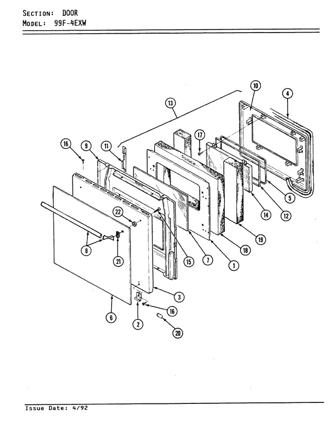 Diagram for 99F-4EXW