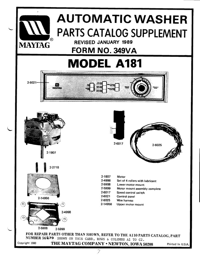 Diagram for LA181