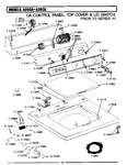 Diagram for 01 - Control Panel, Top Cvr & Lid Swtch (00)