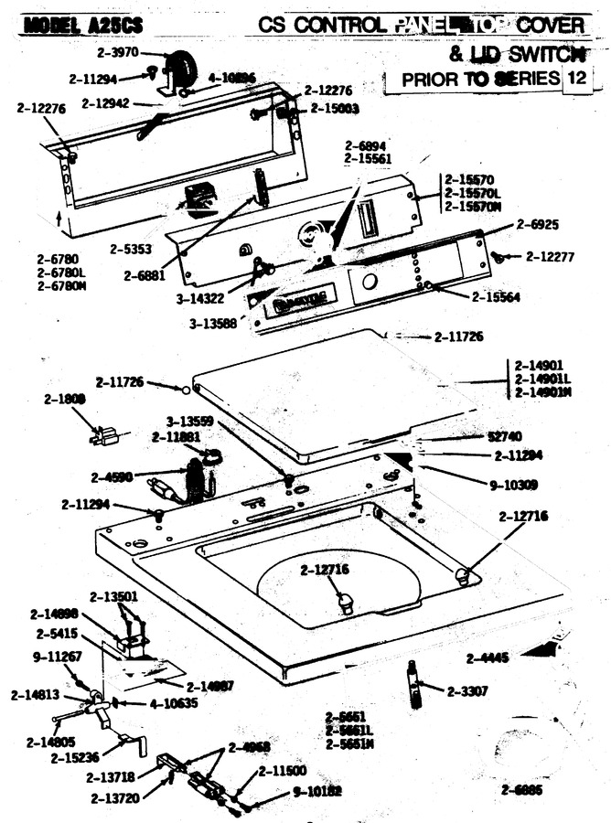 Diagram for LA25CME