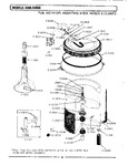 Diagram for 08 - Tub, Agitator, Mtg. Stem, Hoses & Clamps