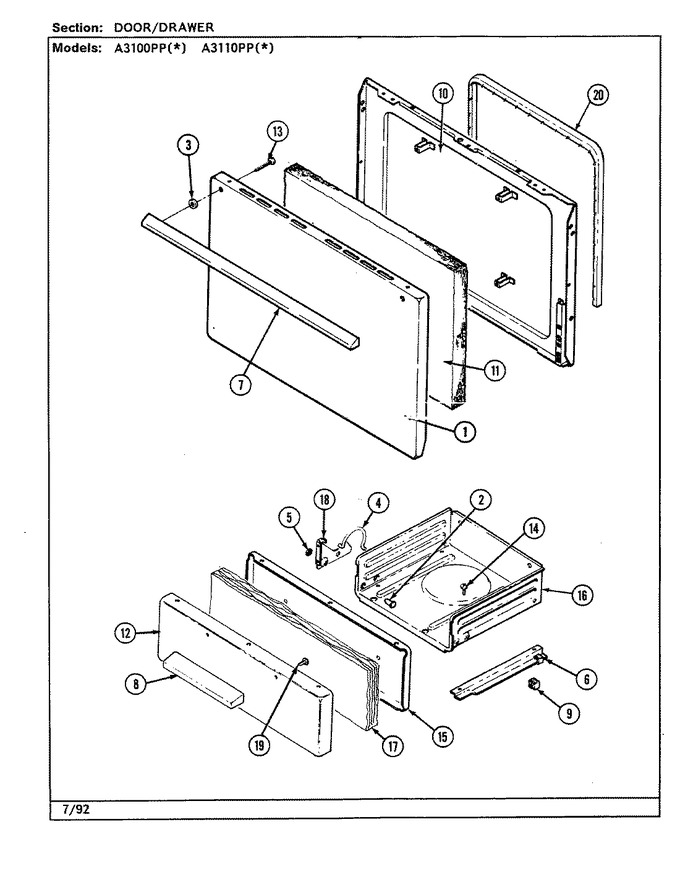 Diagram for A3100PPW