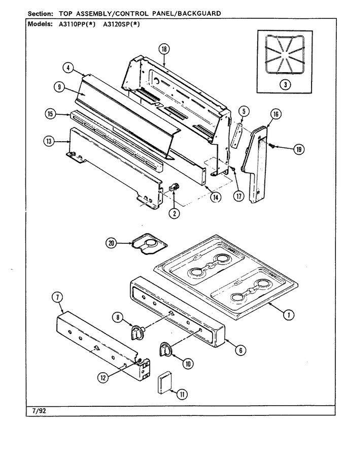 Diagram for A3110PPW