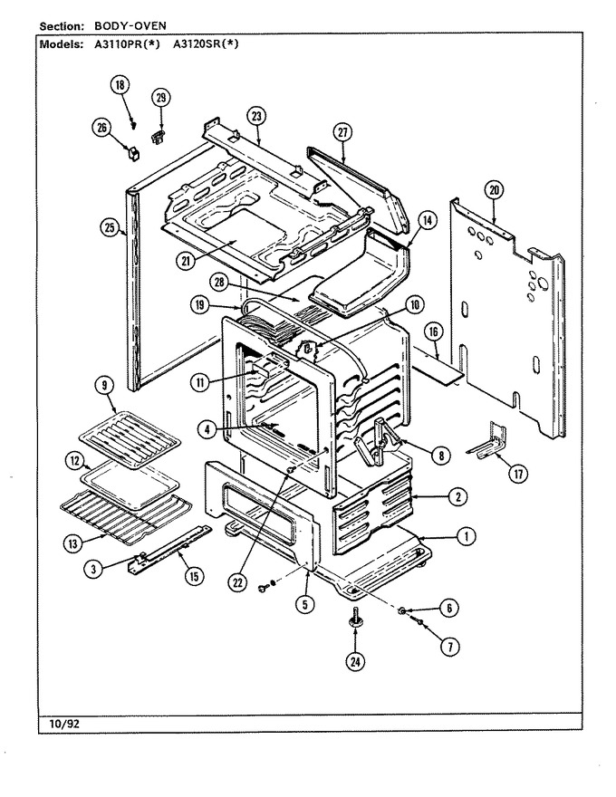 Diagram for A3110PRW