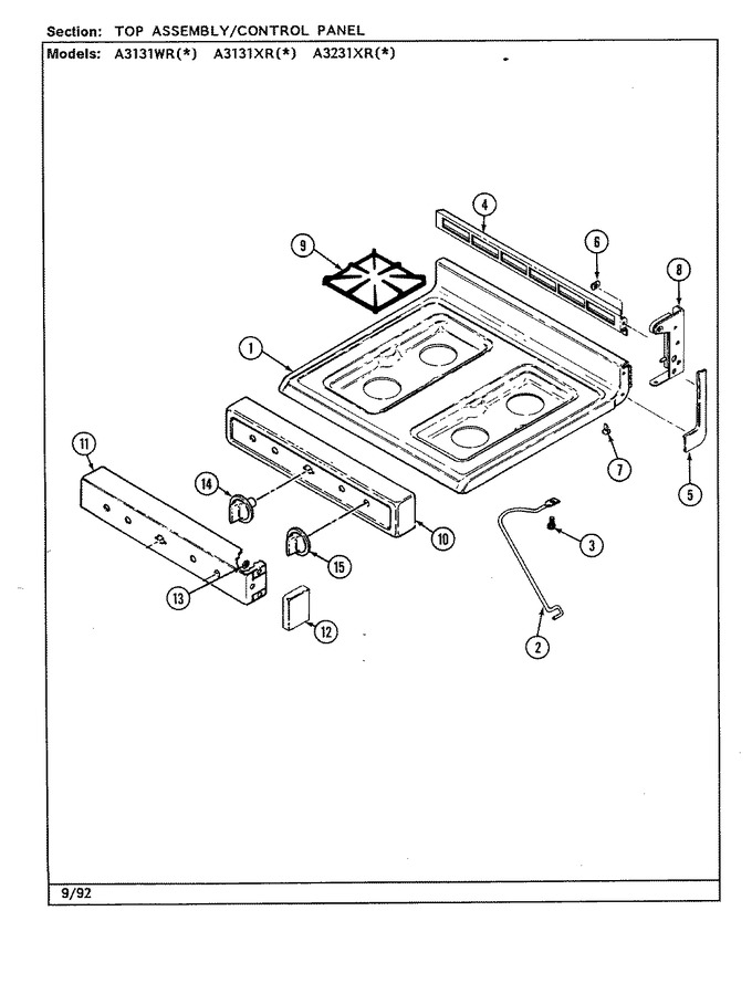 Diagram for A3131WRW