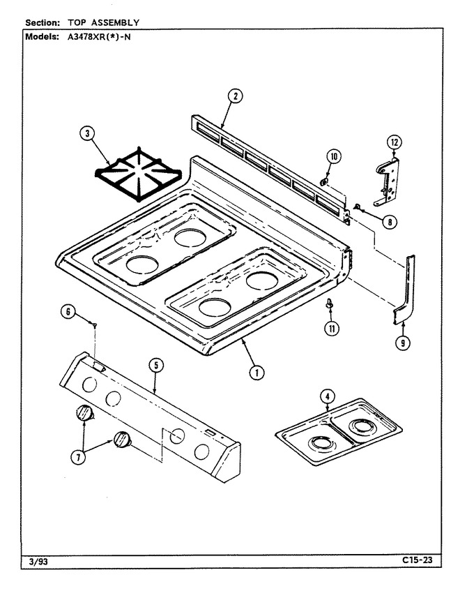 Diagram for A3478XRW-N