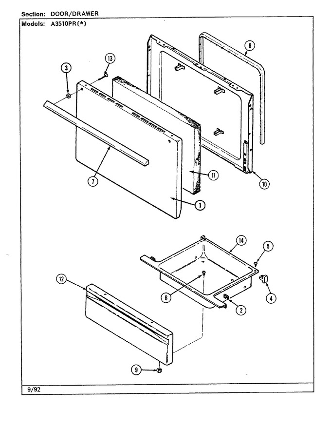 Diagram for A3510PRW