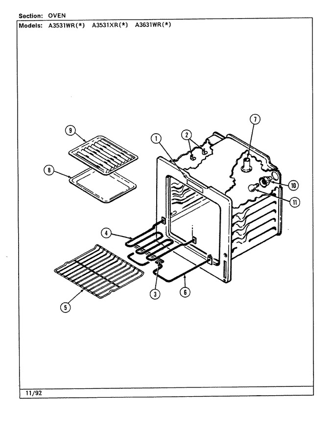 Diagram for A3631WRW