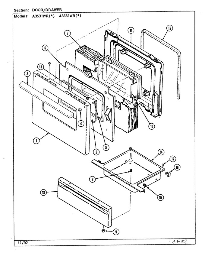 Diagram for A3631WRW