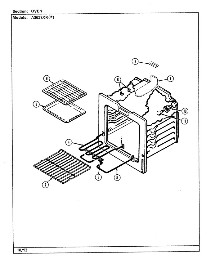 Diagram for A3637XRW