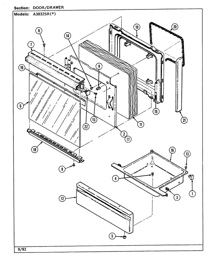Diagram for A3832SRW