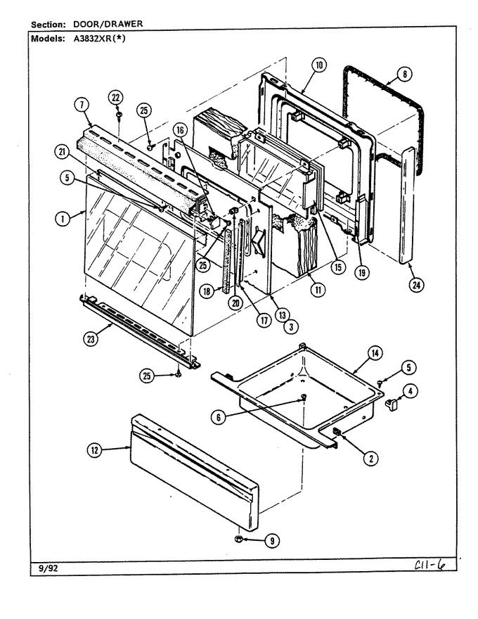 Diagram for A3832XRW