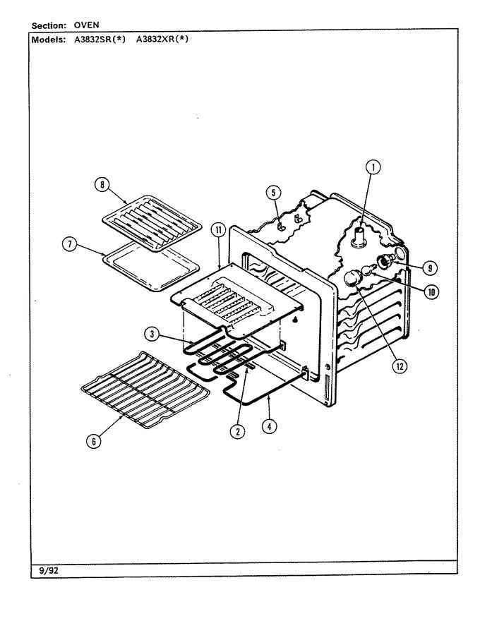 Diagram for A3832XRW