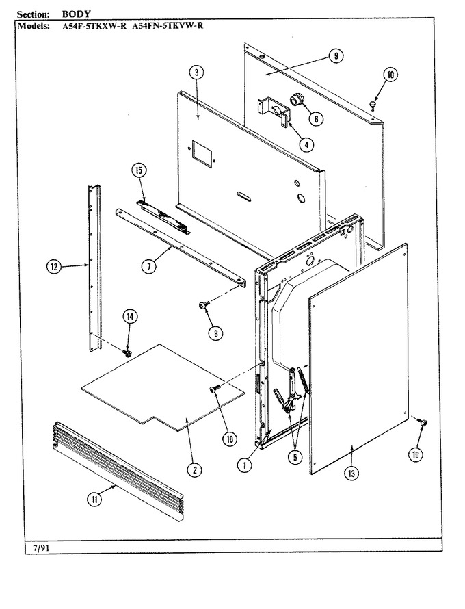 Diagram for A54F-5TKXW-R