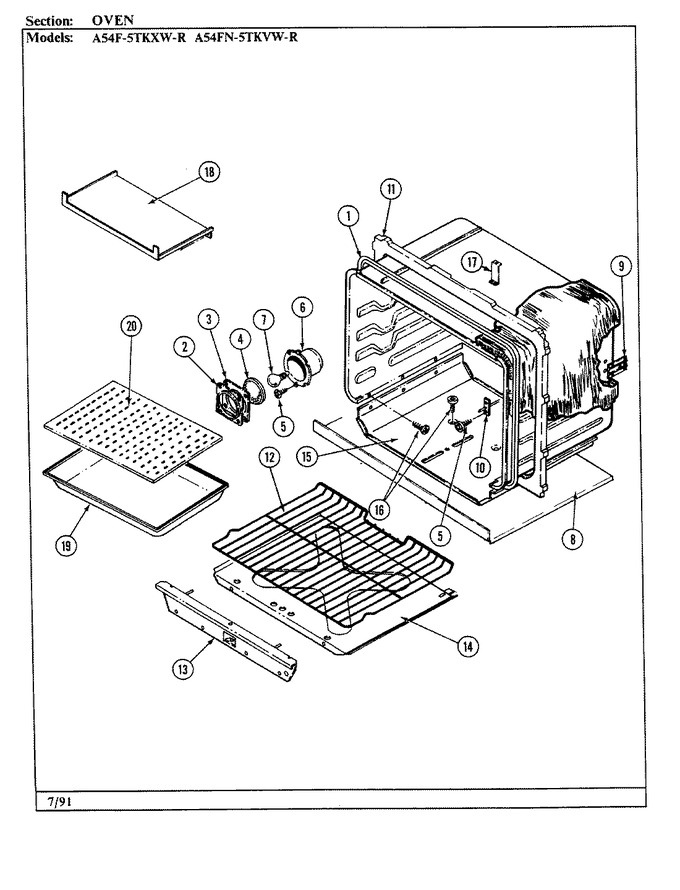 Diagram for A54F-5TKXW-R
