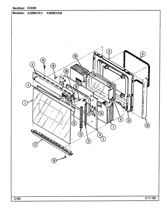 Diagram for A5898VRV