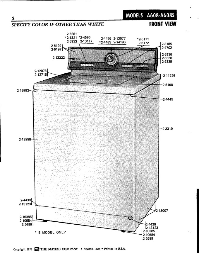 Diagram for A608S