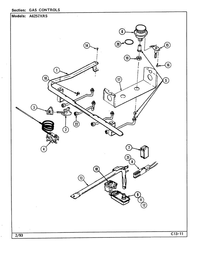 Diagram for A6257XRS