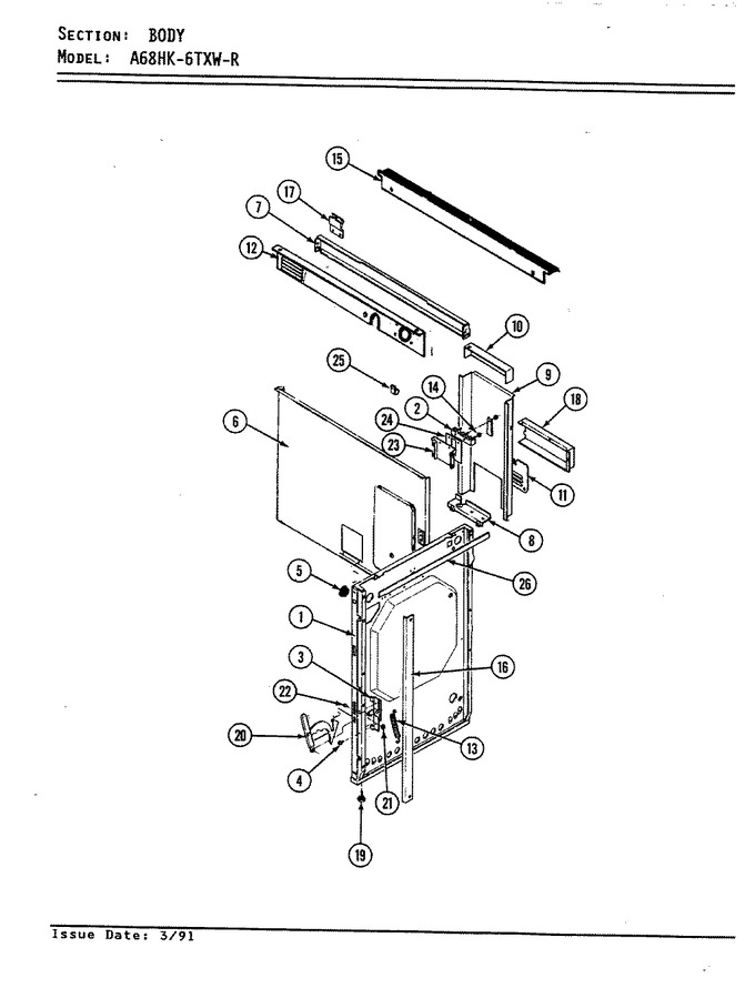 Diagram for A68HK-6TXW-R