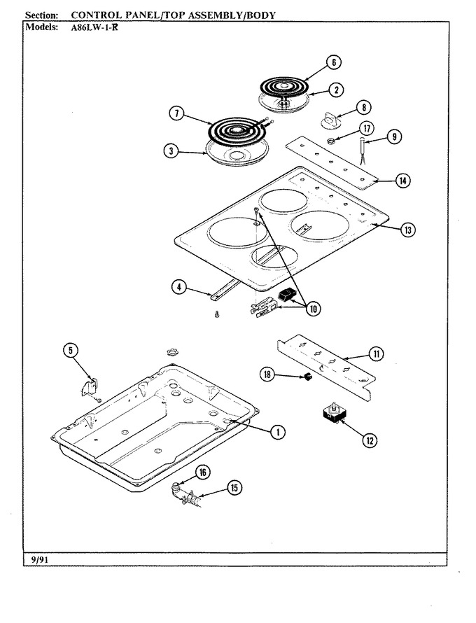 Diagram for A86LW-1-R