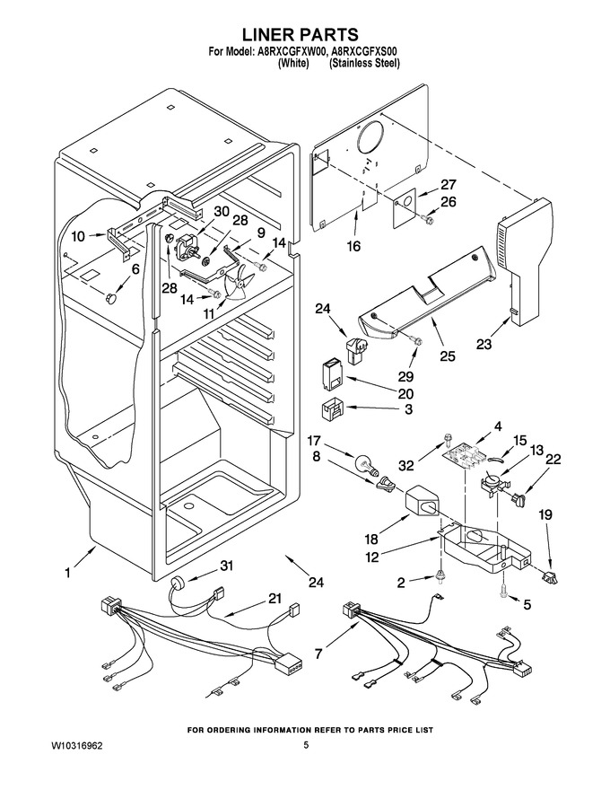 Diagram for A8RXCGFXW00