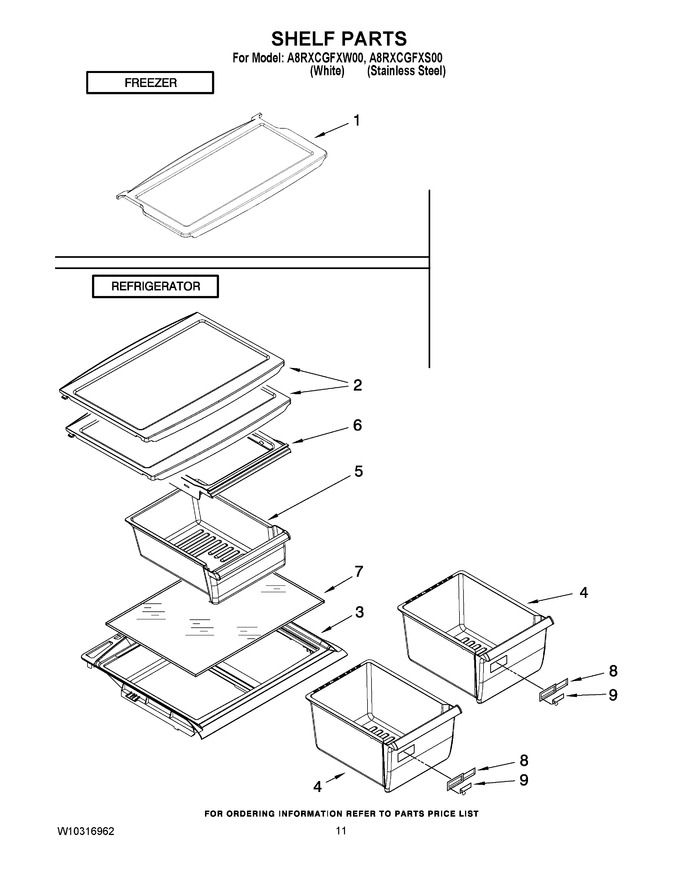 Diagram for A8RXCGFXW00