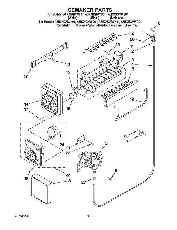 Diagram for A8RXNGMWE01
