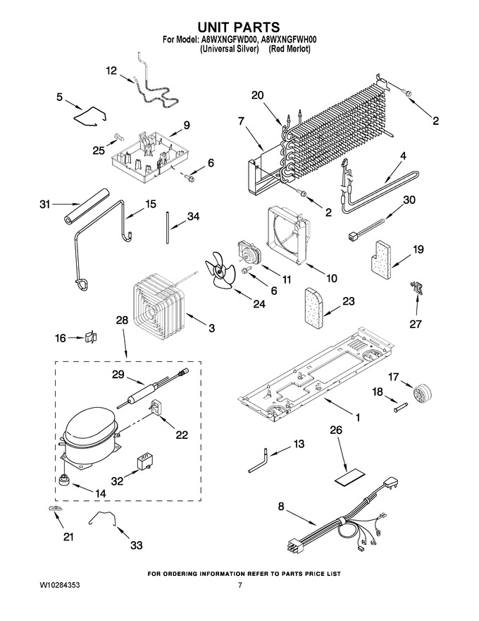 Diagram for A8WXNGFWH00