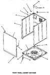 Diagram for 09 - Front Panel, Cabinet & Base